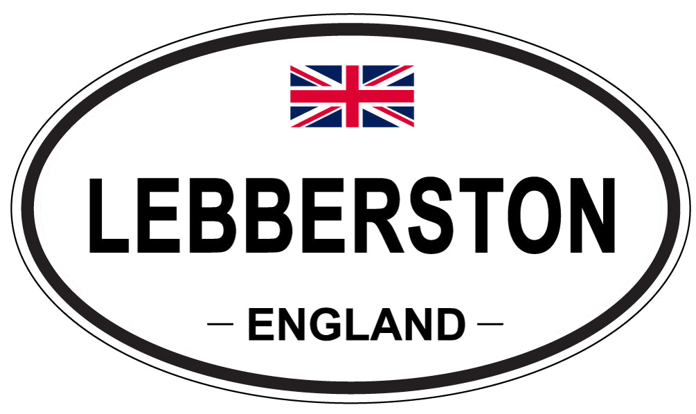 LEBBERSTON, England - Oval Magnet