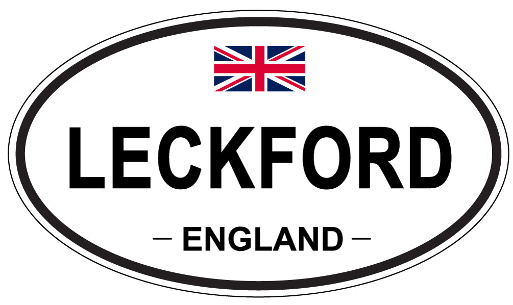 LECKFORD, England - Oval Magnet