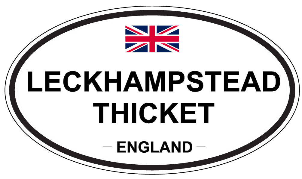 LECKHAMPSTEAD THICKET, ENGLAND - Oval Sticker