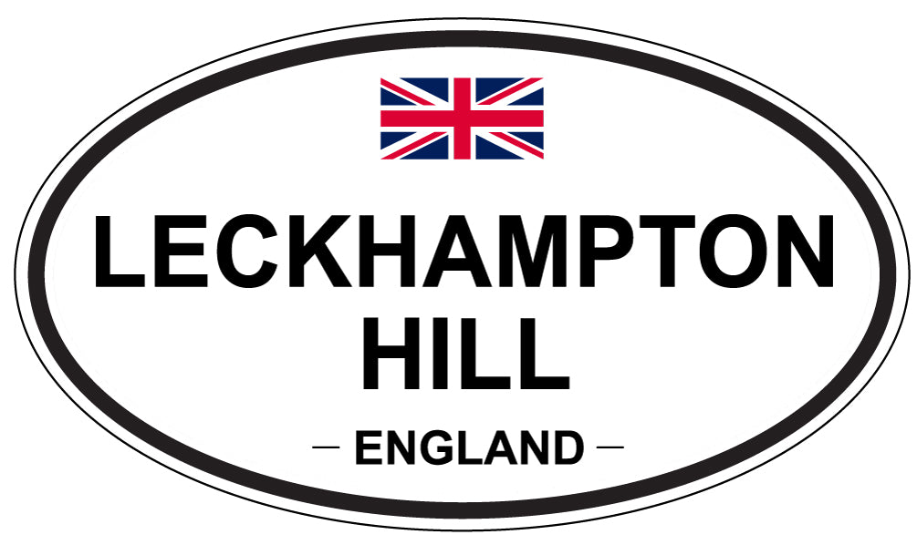 LECKHAMPTON HILL, England - Oval Magnet
