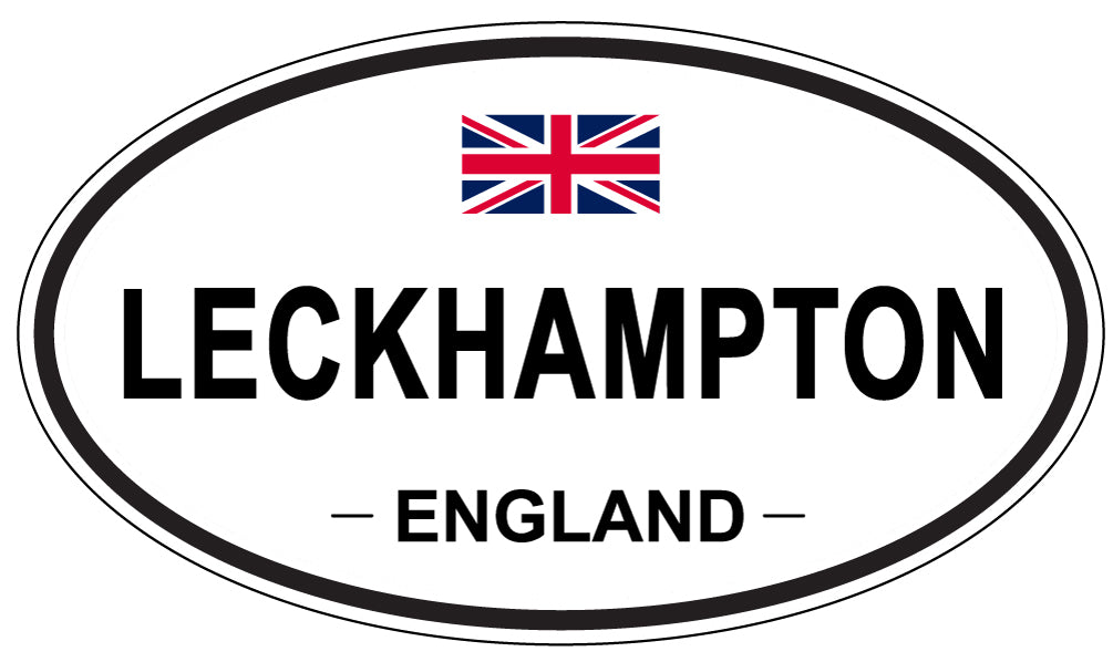 LECKHAMPTON, England - Oval Magnet