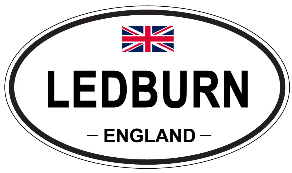 LEDBURN, England - Oval Magnet