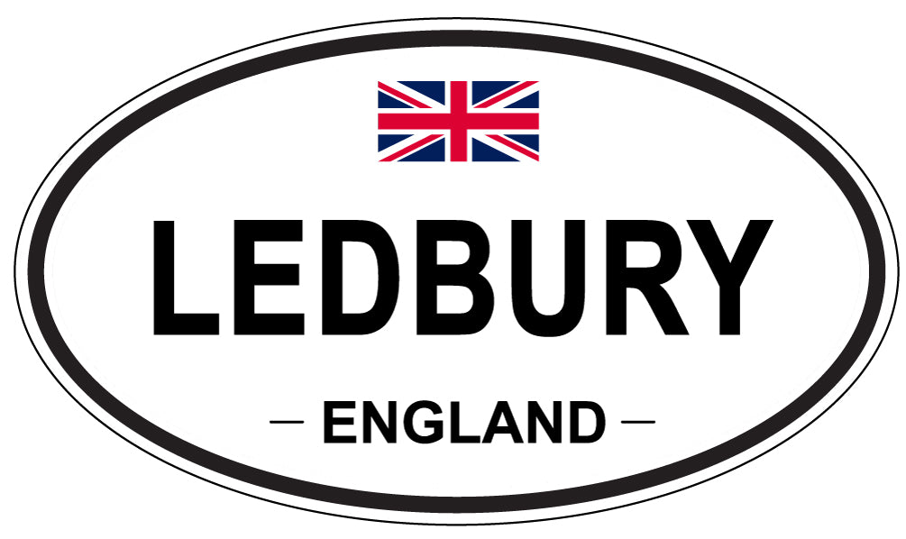 LEDBURY, England - Oval Magnet