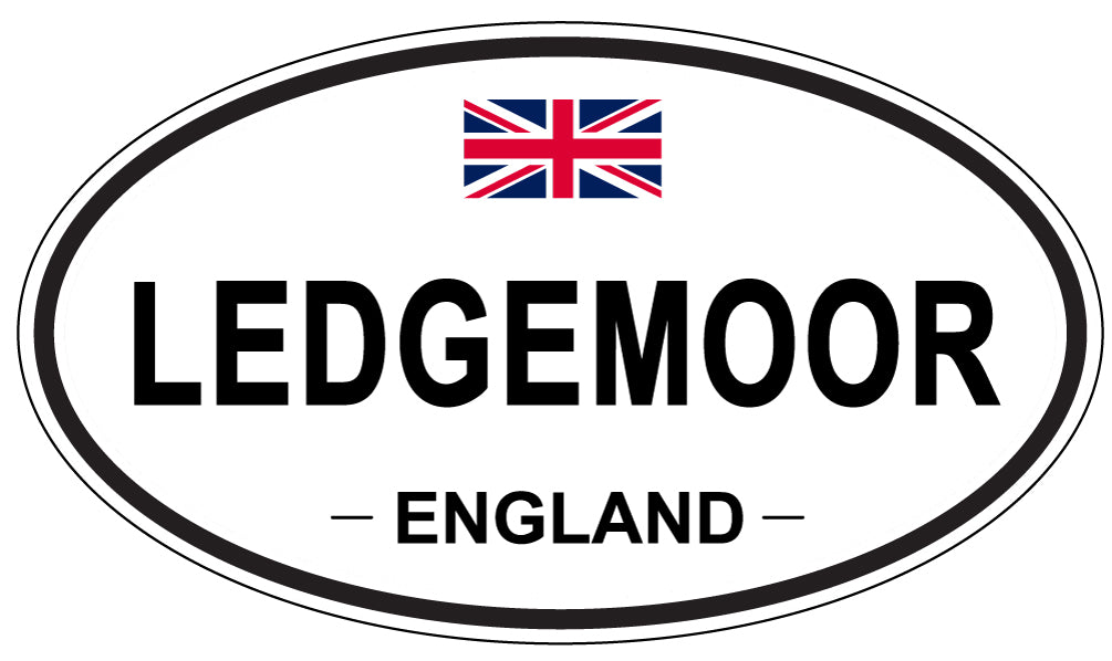 LEDGEMOOR, England - Oval Magnet