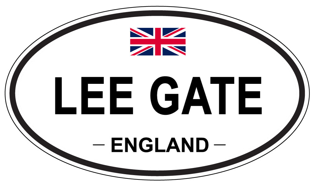LEE GATE, England - Oval Magnet