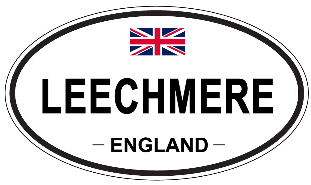 LEECHMERE, England - Oval Magnet