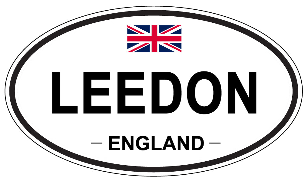 LEEDON, England - Oval Magnet