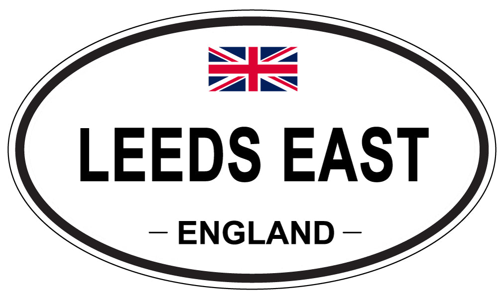 LEEDS EAST, England - Oval Magnet
