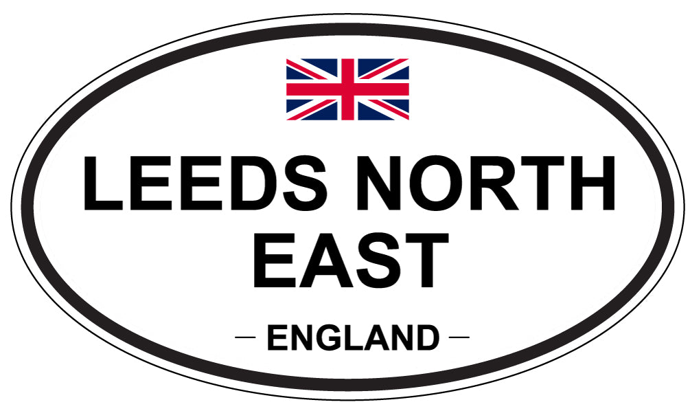 LEEDS NORTH EAST, England - Oval Magnet