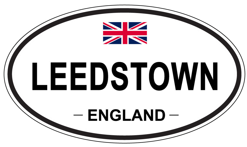 LEEDSTOWN, England - Oval Magnet