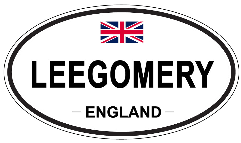 LEEGOMERY, England - Oval Magnet