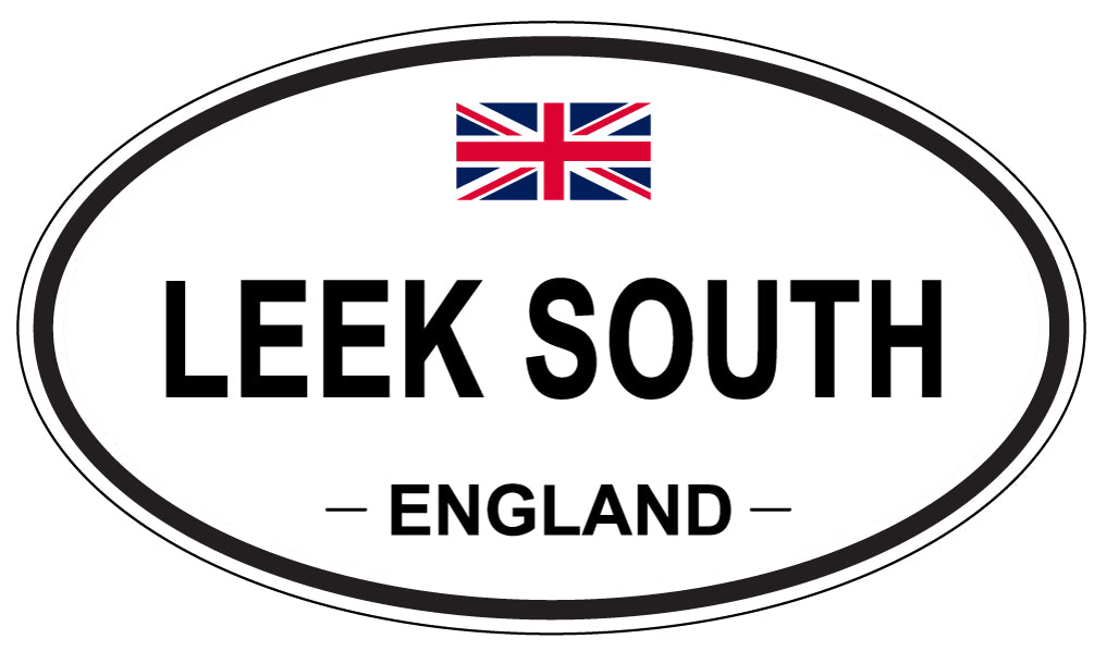 LEEK SOUTH, England - Oval Magnet