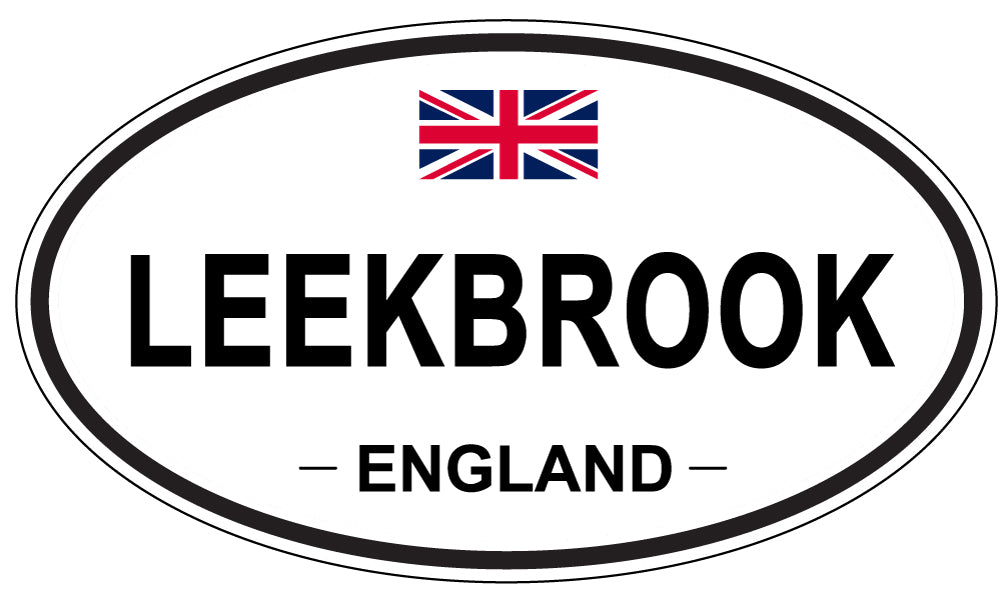 LEEKBROOK, England - Oval Magnet