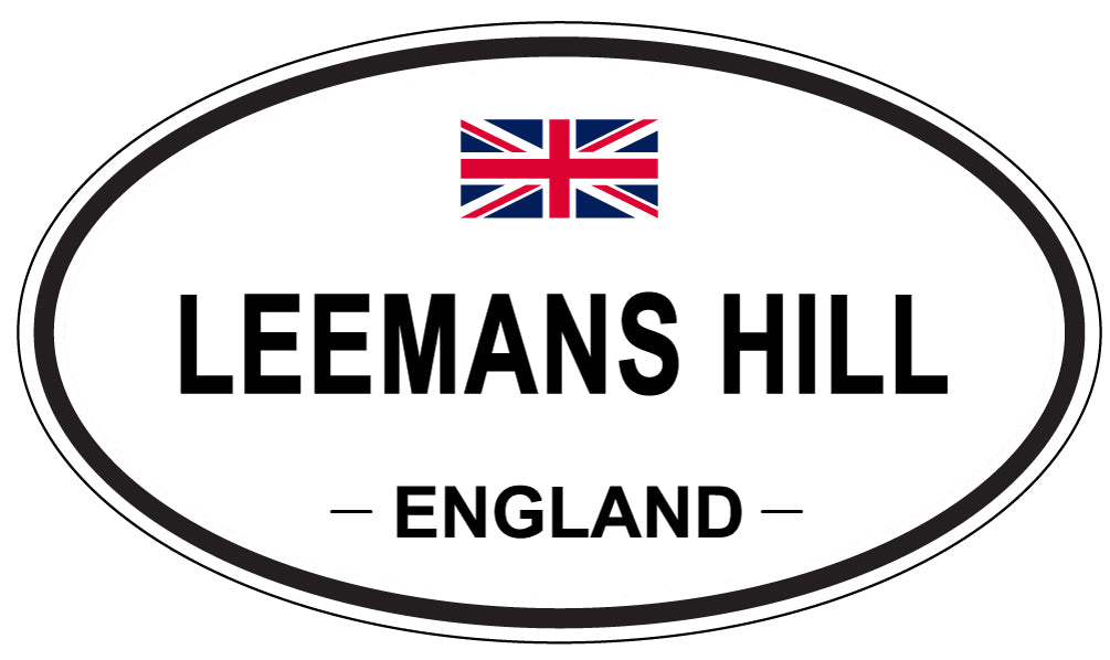 LEEMANS HILL, England - Oval Magnet
