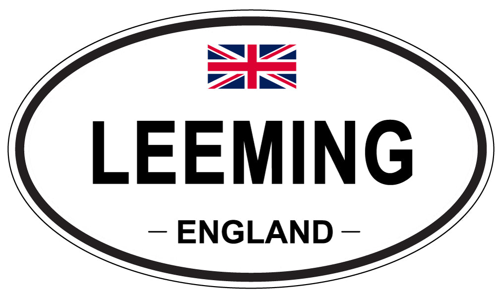 LEEMING, England - Oval Magnet
