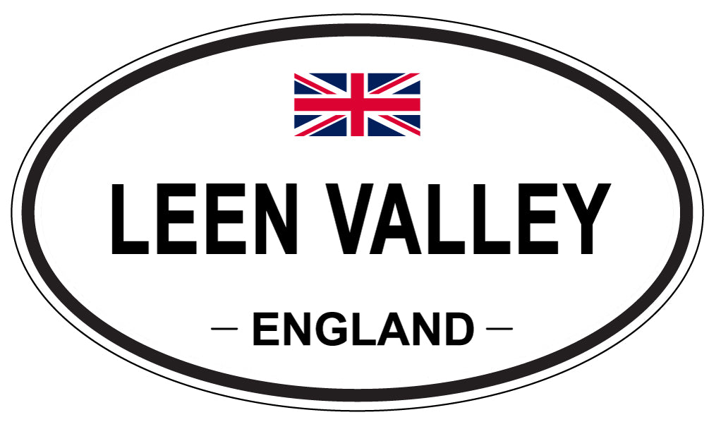 LEEN VALLEY, England - Oval Magnet