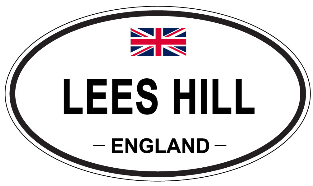 LEES HILL, England - Oval Magnet