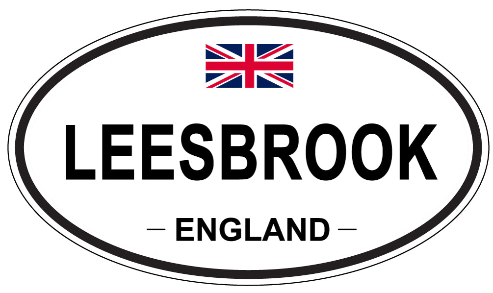 LEESBROOK, England - Oval Magnet