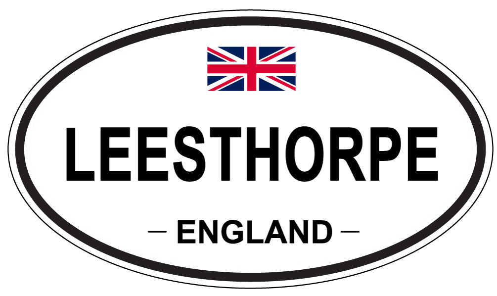 LEESTHORPE, England - Oval Magnet