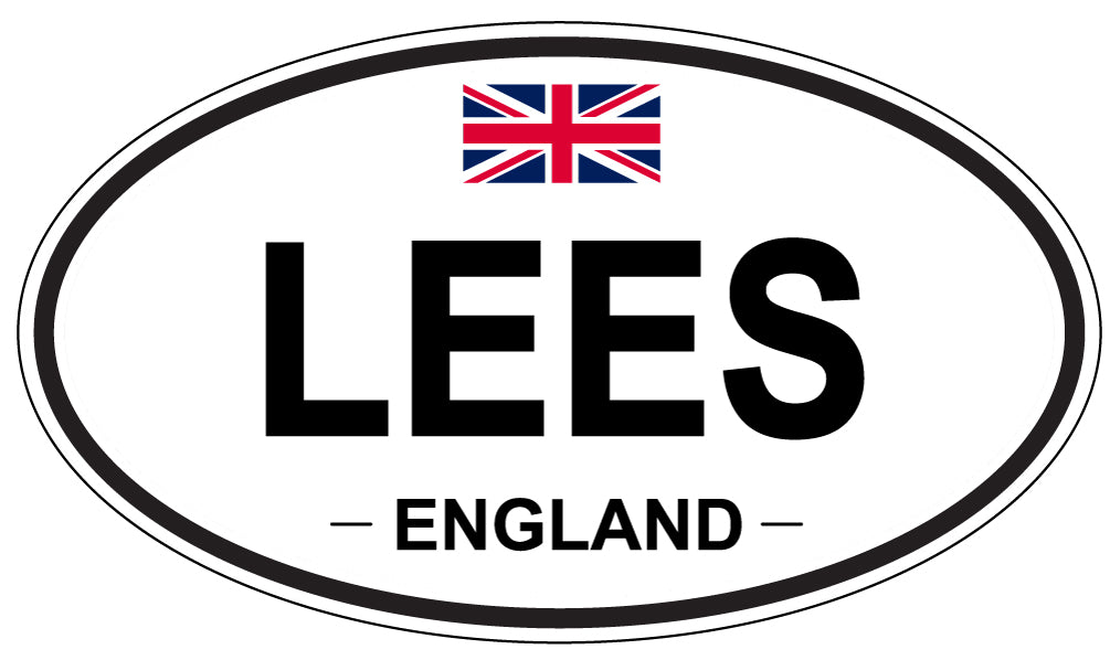 LEES, England - Oval Magnet