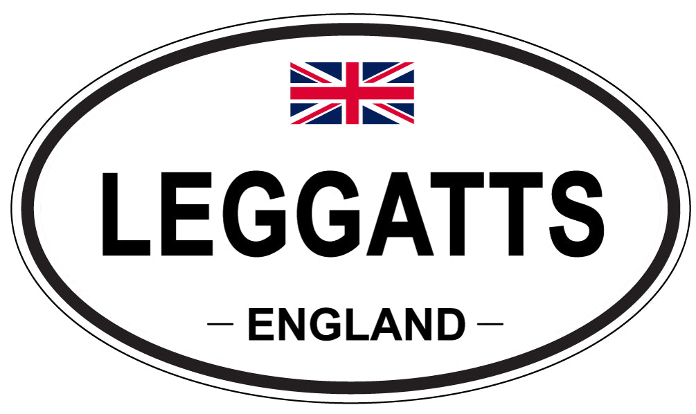 LEGGATTS, ENGLAND - Oval Sticker