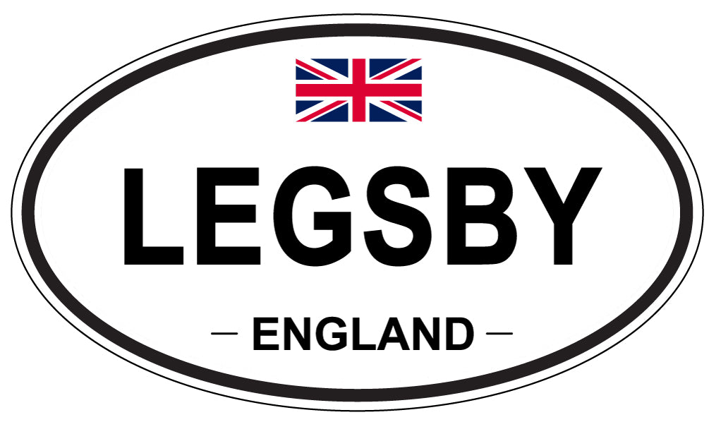 LEGSBY, England - Oval Magnet