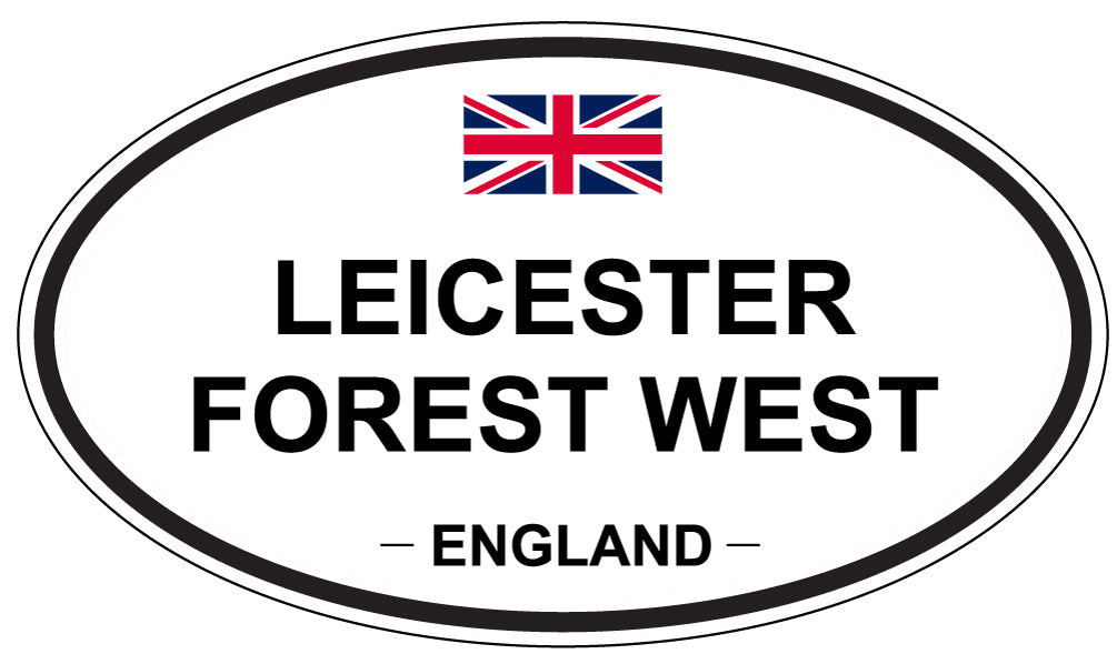 LEICESTER FOREST WEST, England - Oval Magnet
