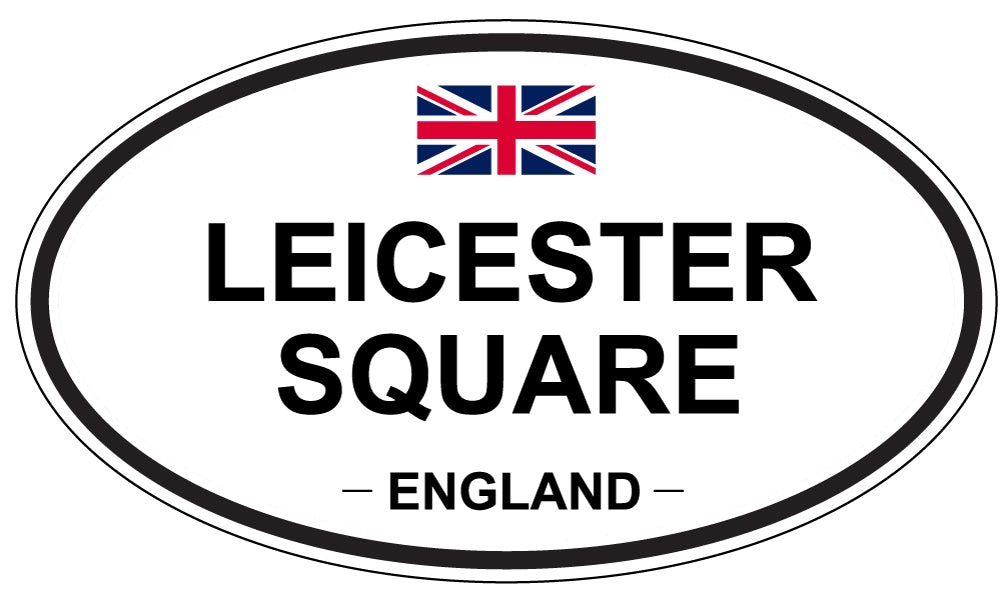 LEICESTER SQUARE, England - Oval Magnet