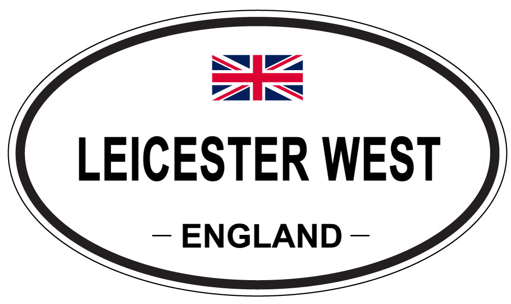 LEICESTER WEST, England - Oval Magnet