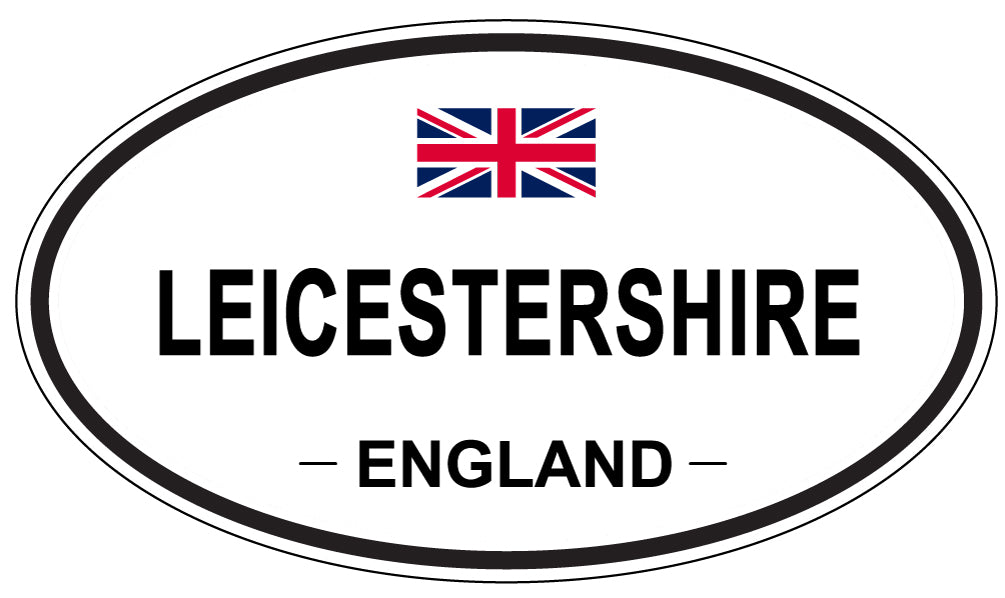 LEICESTERSHIRE, England - Oval Magnet