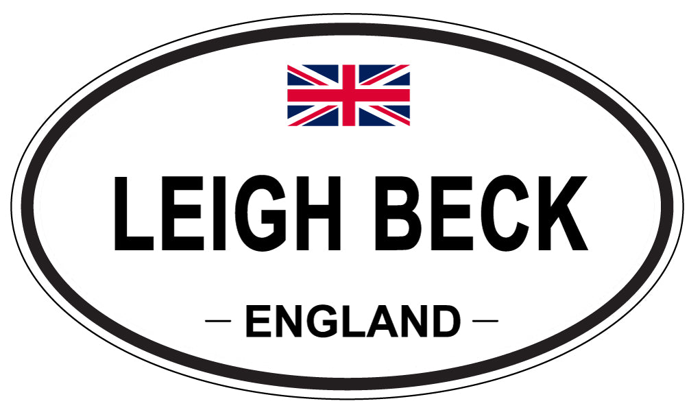 LEIGH BECK, England - Oval Magnet