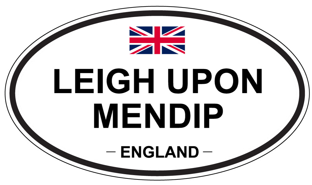 LEIGH UPON MENDIP, England - Oval Magnet