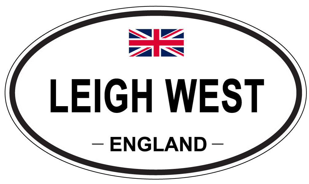 LEIGH WEST, England - Oval Magnet