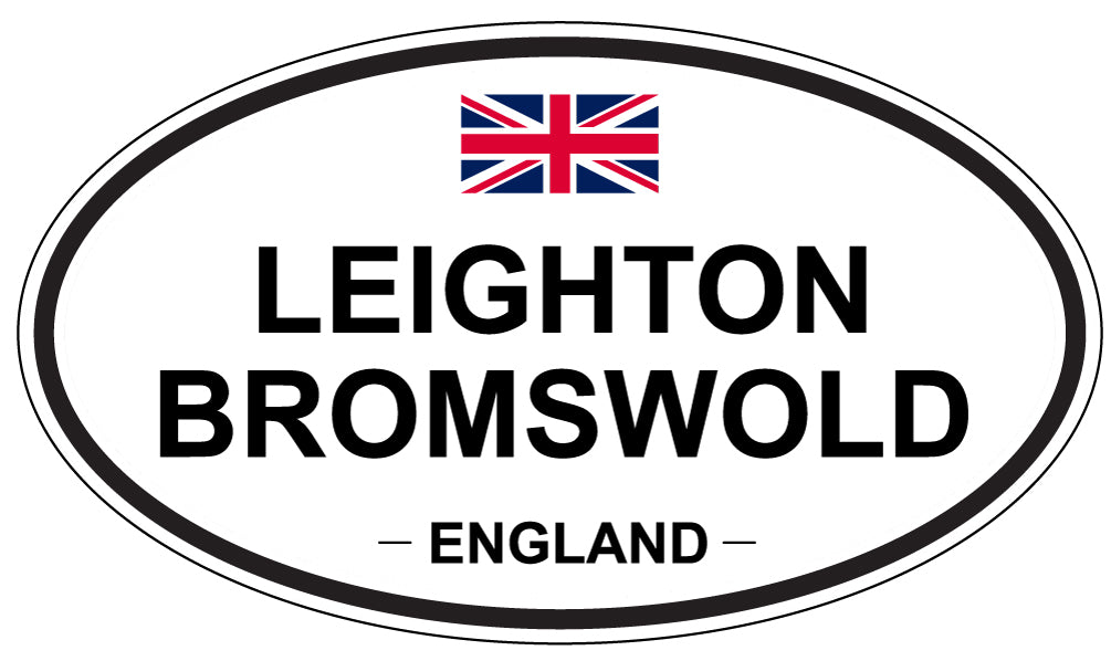LEIGHTON BROMSWOLD, England - Oval Magnet