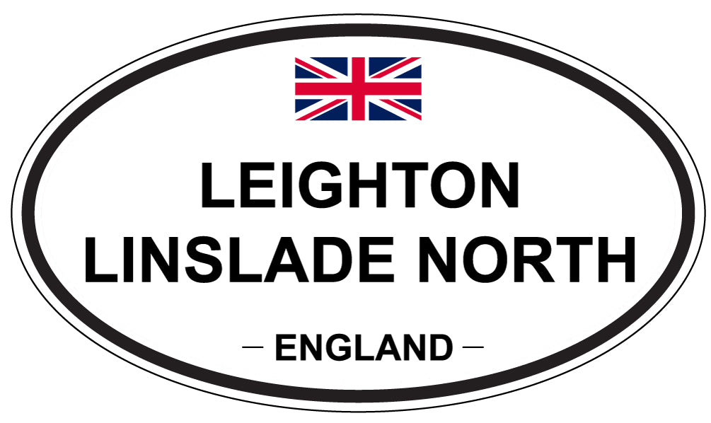 LEIGHTON LINSLADE NORTH, England - Oval Magnet