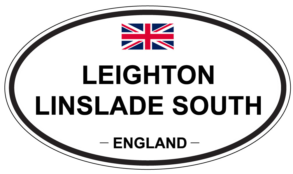 LEIGHTON LINSLADE SOUTH, ENGLAND - Oval Sticker