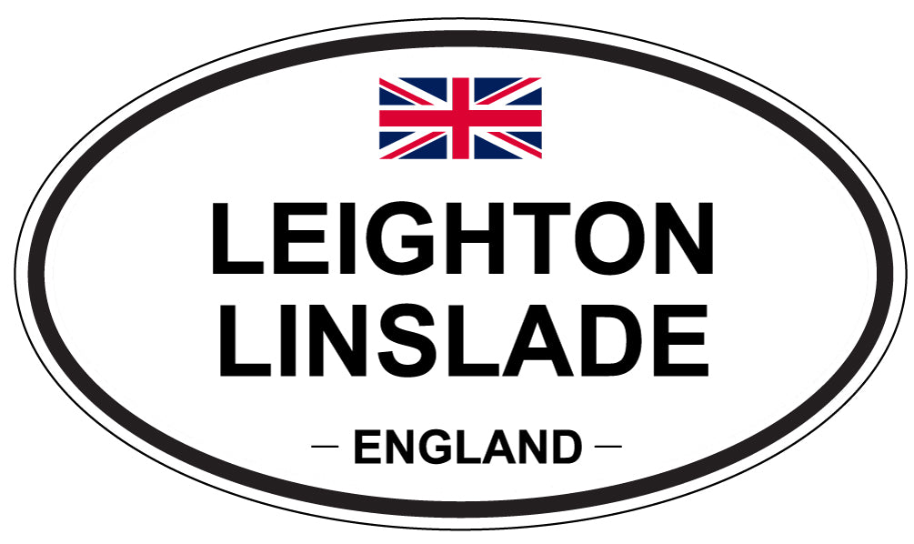 LEIGHTON LINSLADE, ENGLAND - Oval Sticker