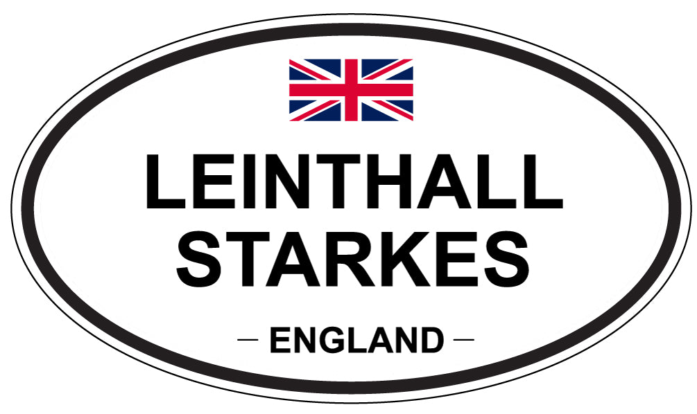 LEINTHALL STARKES, England - Oval Magnet