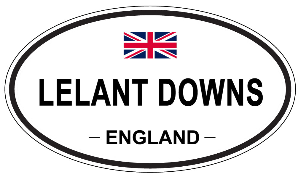 LELANT DOWNS, England - Oval Magnet