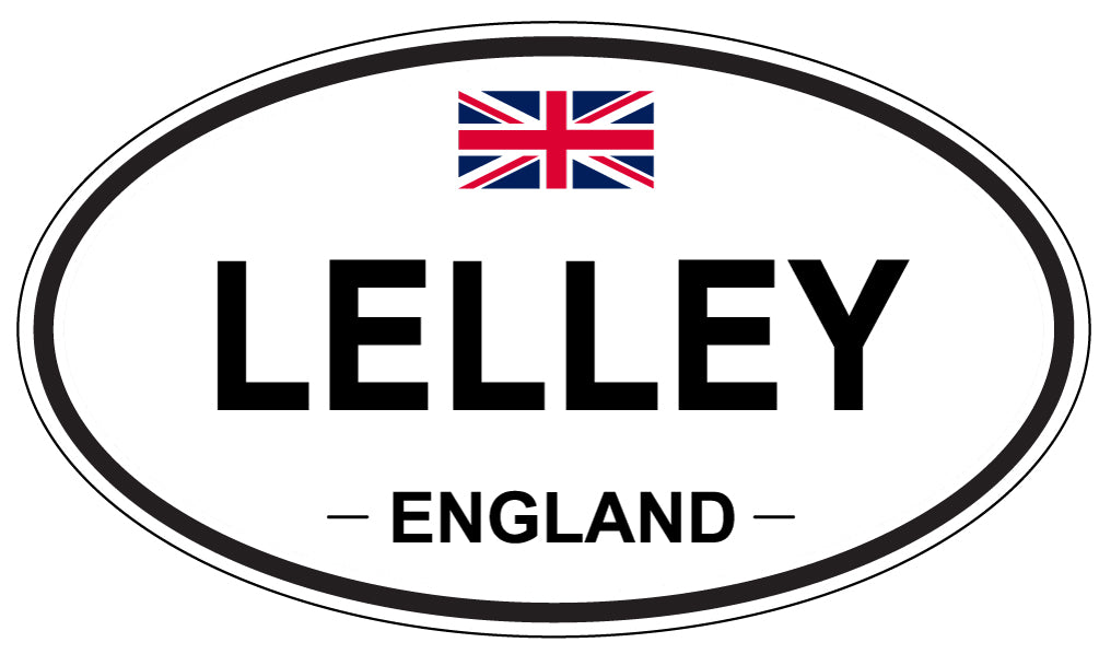 LELLEY, England - Oval Magnet