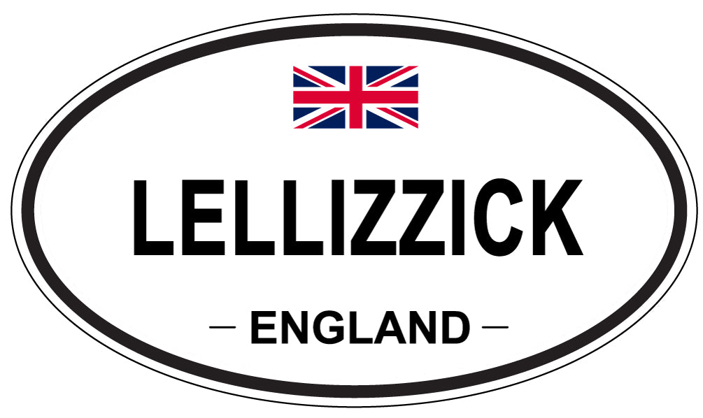 LELLIZZICK, England - Oval Magnet