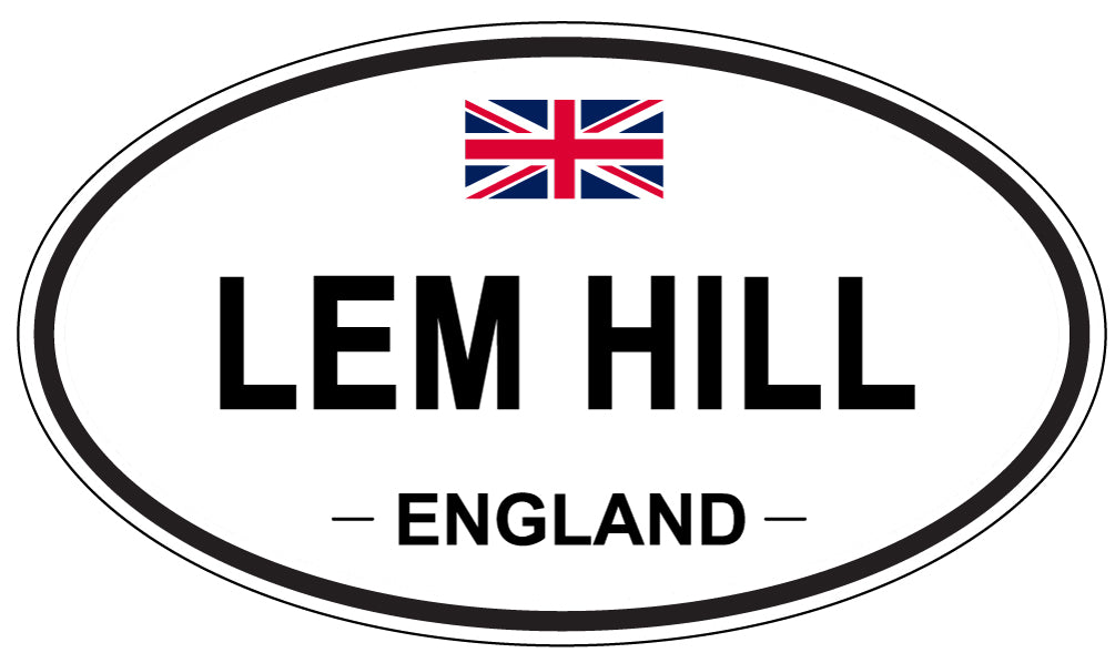 LEM HILL, England - Oval Magnet
