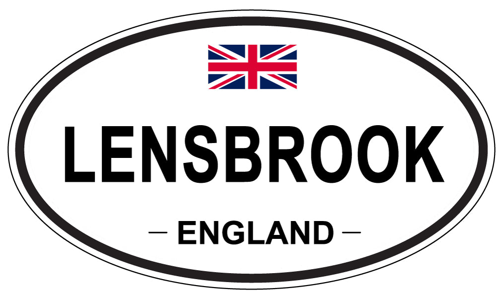 LENSBROOK, England - Oval Magnet