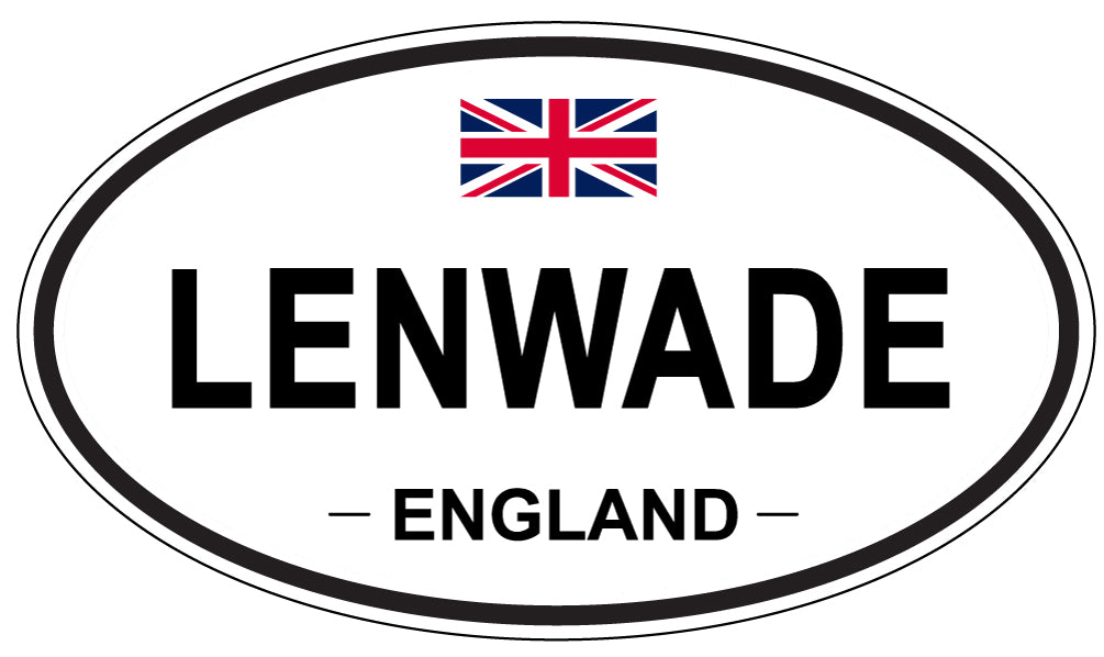 LENWADE, England - Oval Magnet