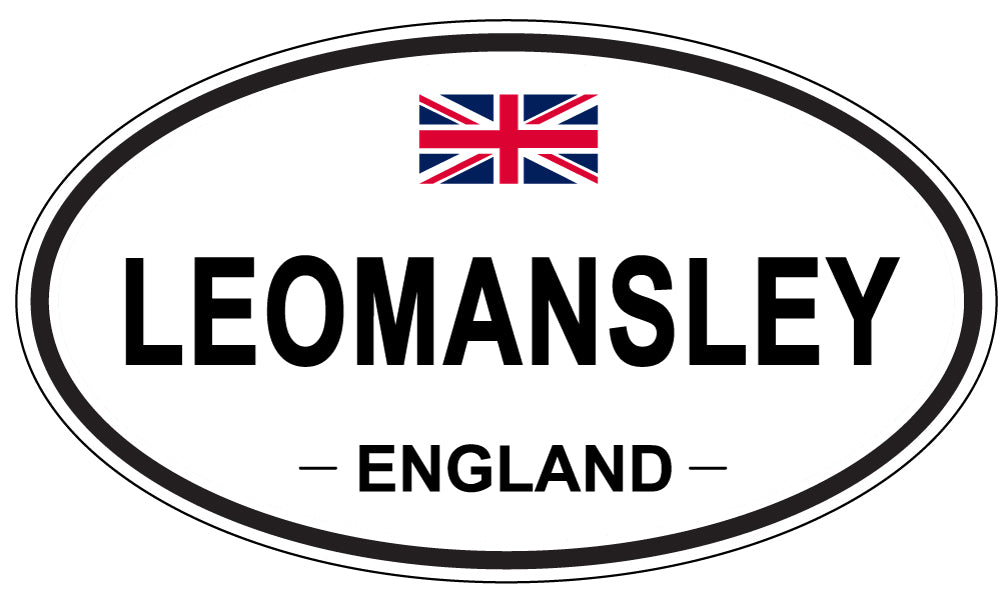LEOMANSLEY, England - Oval Magnet