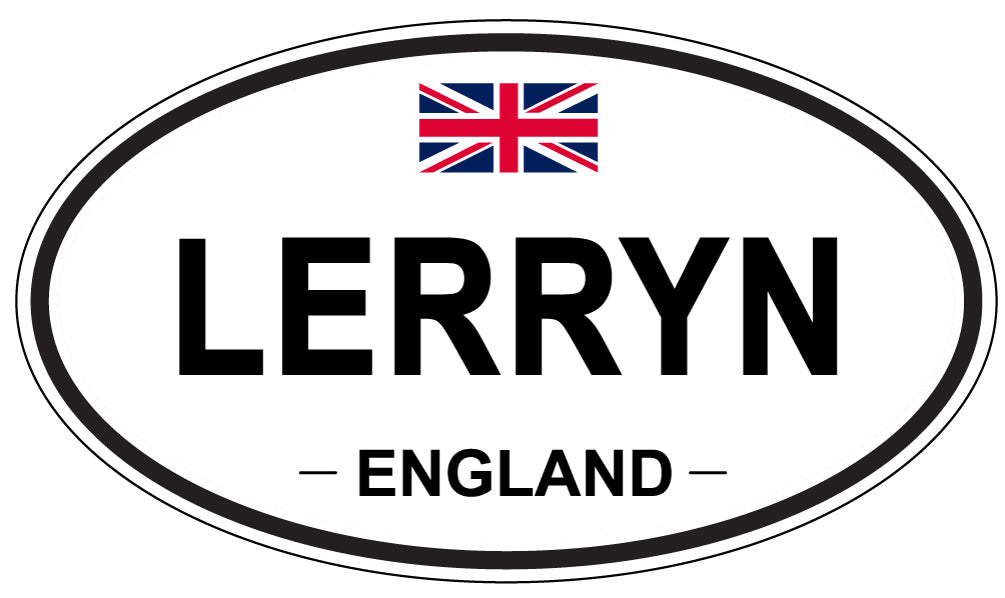 LERRYN, England - Oval Magnet