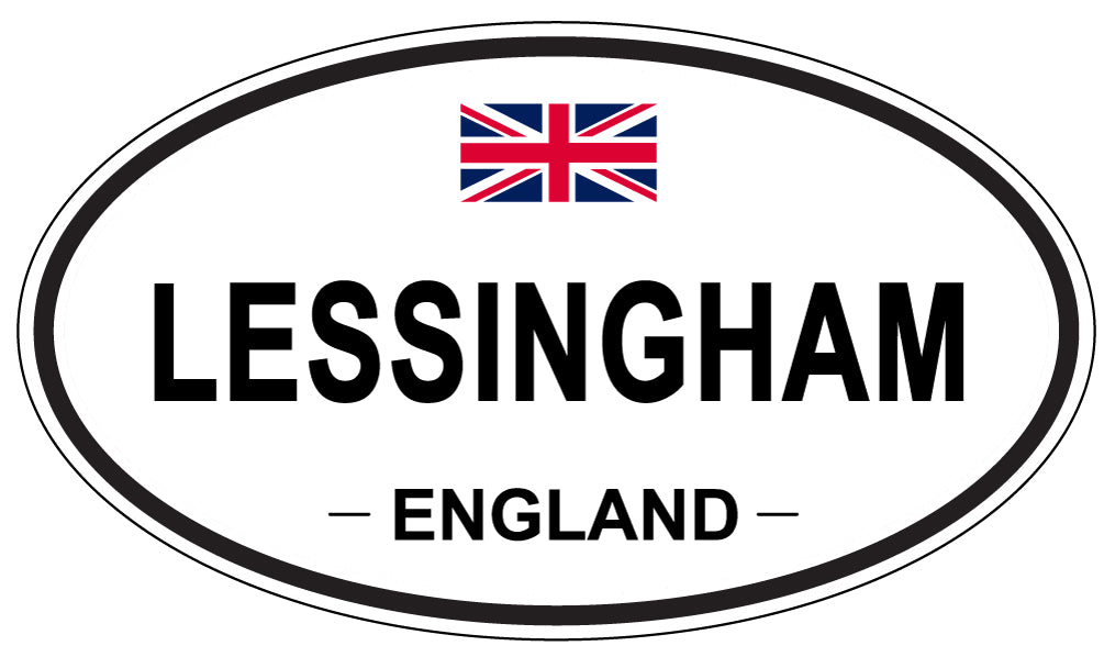 LESSINGHAM, ENGLAND - Oval Sticker