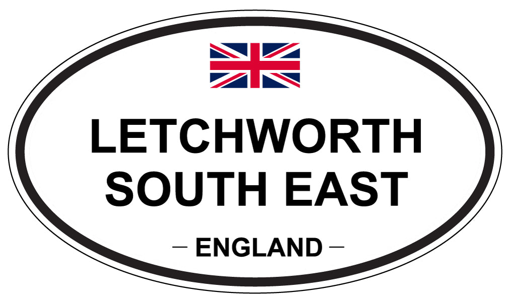 LETCHWORTH SOUTH EAST, England - Oval Magnet