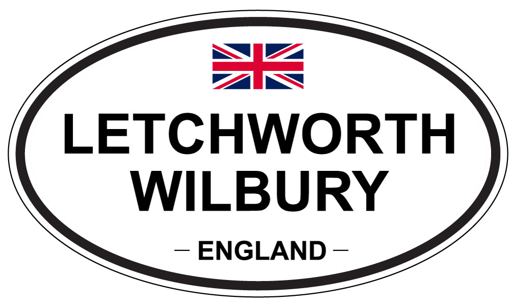 LETCHWORTH WILBURY, England - Oval Magnet