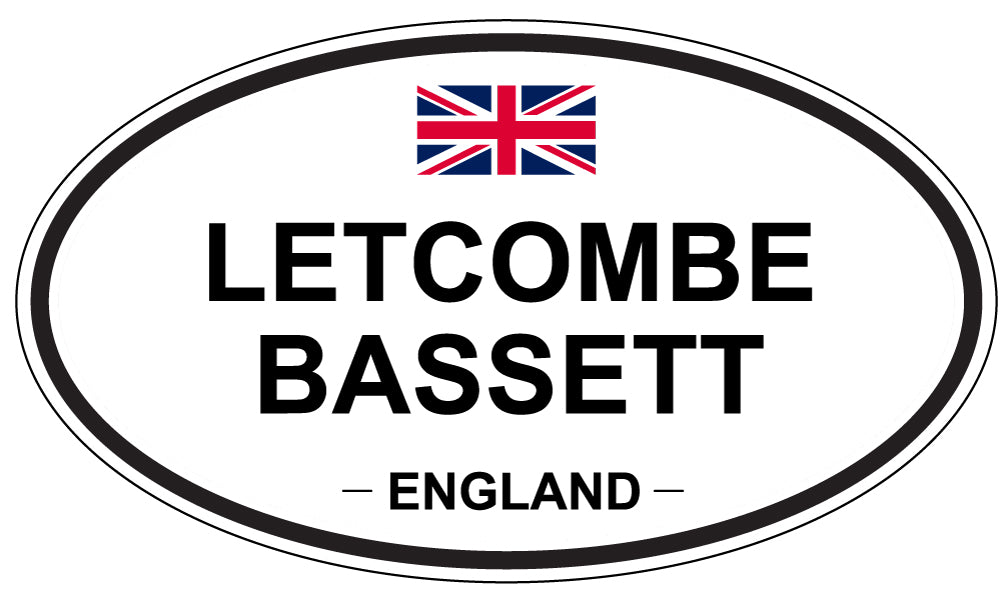 LETCOMBE BASSETT, England - Oval Magnet
